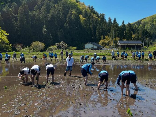 龍屋に修学旅行生が訪れました
