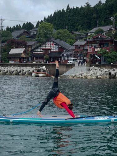 星稜クラブ・トランポリン部の中学生〜大学生の皆さんのSUP研修が開催されました